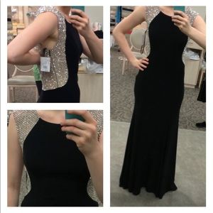 Black formal dress